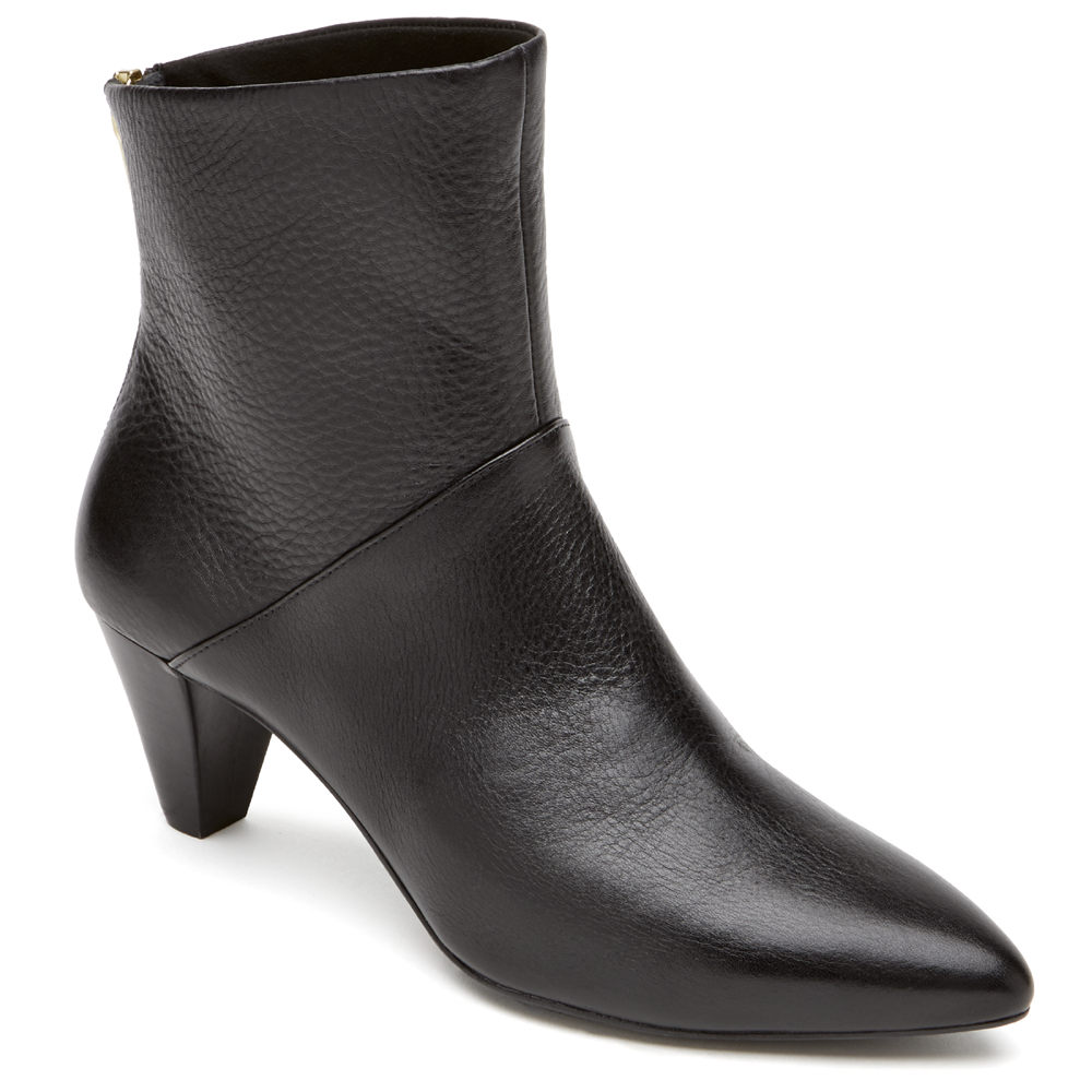 Botas Rockport Mulher Pretas - Total Motion Saleya Cuff - 09537OECI